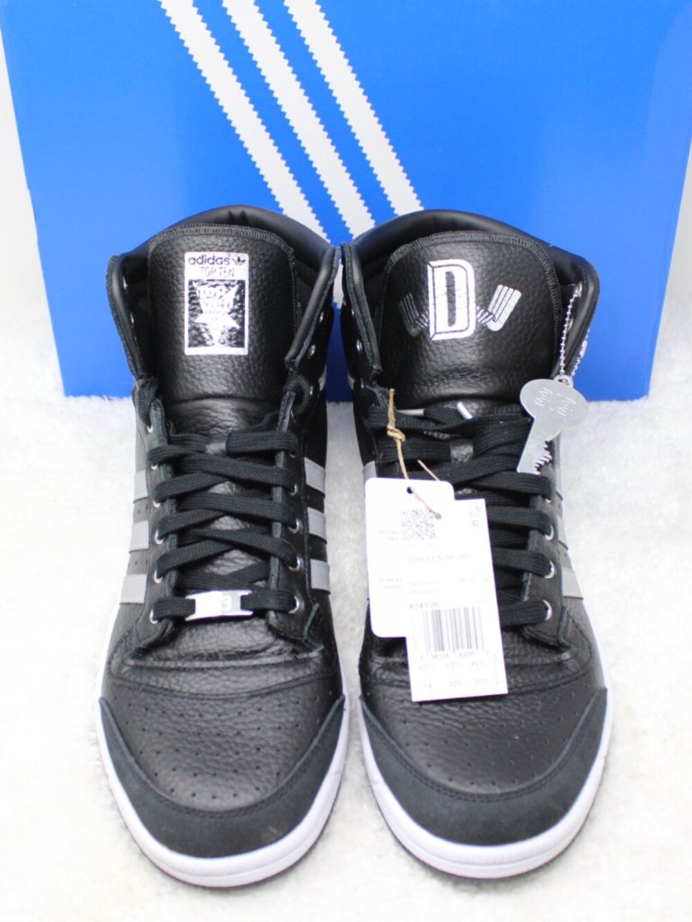 Adidas Shoes New w/ Box Mens 14 Black Top Ten High OG "Motor City" 313 Day